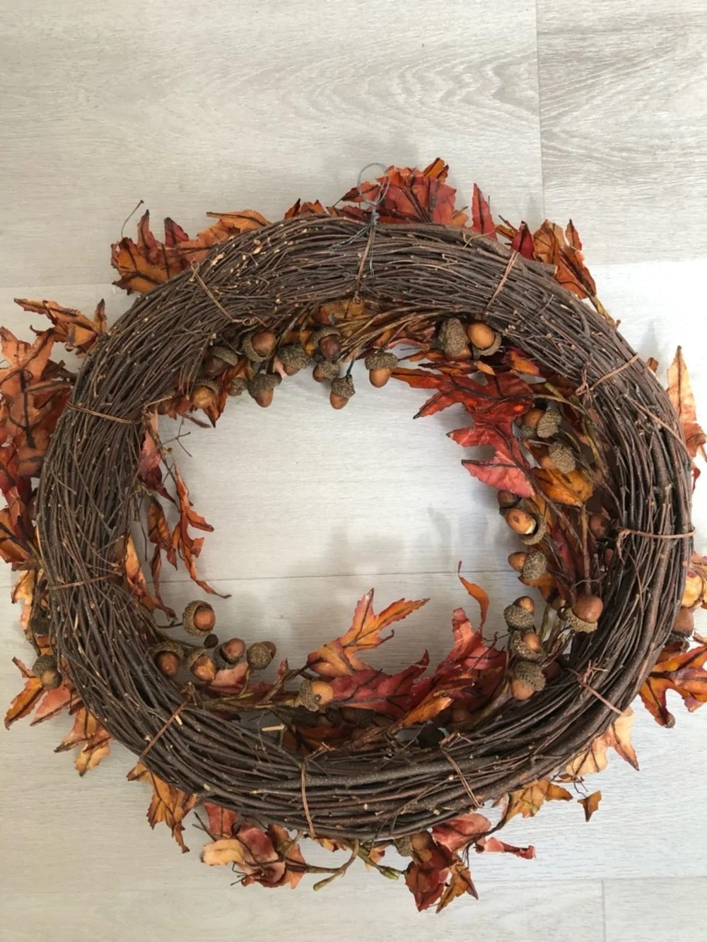 🍂Oak Leaf & Acorn Fall Wreath